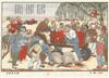 VARIOUS ARTISTS. [CHINESE NEW YEAR.] Circa 1950s. Group of 4 woodblock prints. Each 9x13 inches, 24x34 cm. Rong Bao Zhai Xin Ji, Beijin
